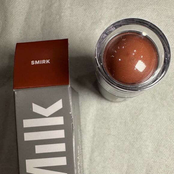 MILK MAKEUP Lip + Cheek Cream Blush Stick Color: Smirk - dusty rose shimmer - Picture 2 of 5